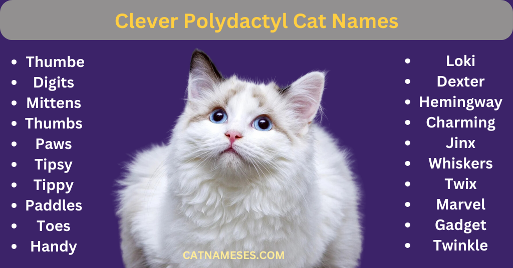 Clever Polydactyl Cat Names
