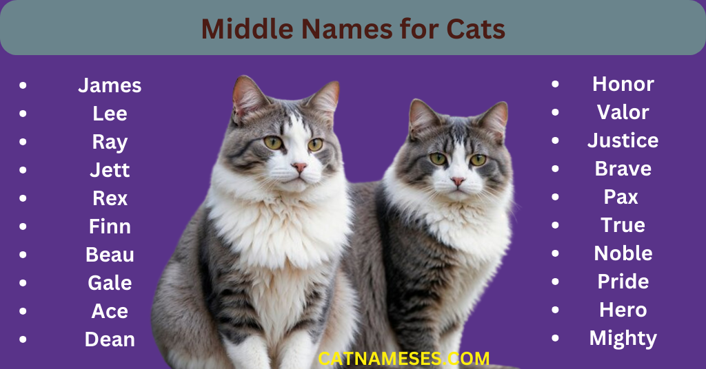 Middle Names for Cats