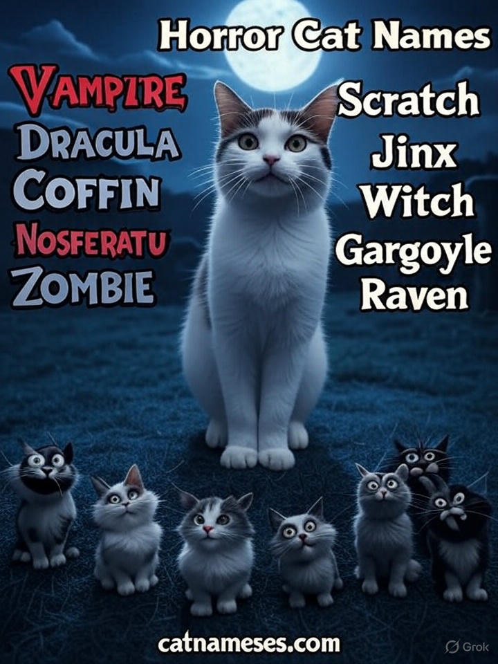 Horror Movie Cat Names