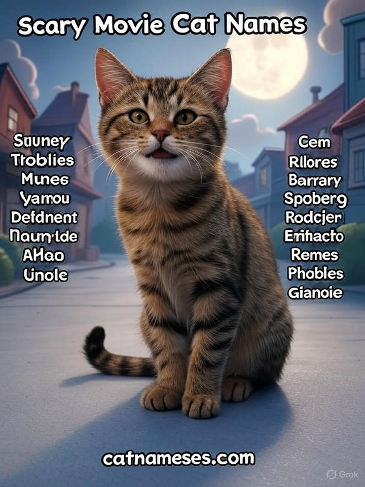 Scary Movie Cat Names