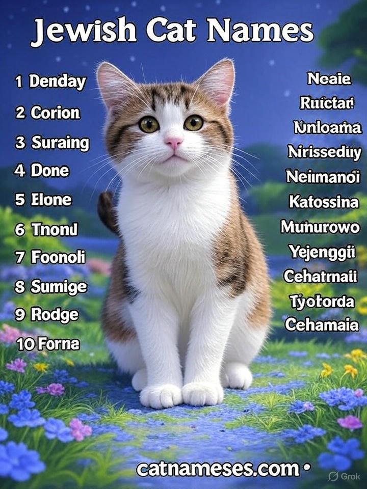 Jewish Cat Names