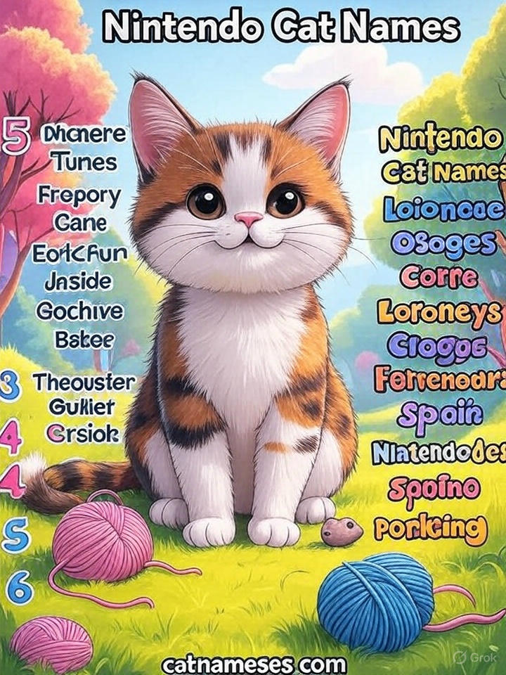 Nintendo Cat Names